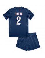 Paris Saint-Germain Achraf Hakimi #2 Domácí dres pro děti 2024-25 Krátký Rukáv (+ trenýrky)